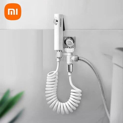 NEW Xiaomi Youpin HIGOLD Handheld Spray Gun Toilet Pressurized Flusher Strong Flushing 2M Telescopic Handheld Bidet Sprayer