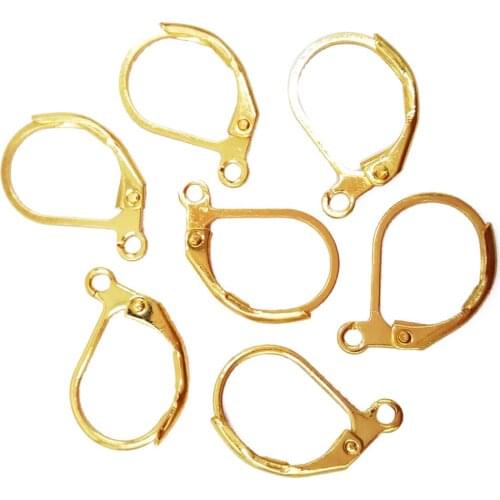 Wholesale 1000piece Gold Plated French Leverback Earring Hooks Earwires Jewelry Findings Accessories Free Shipping EF005