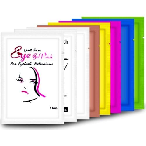 10/50/100 Pairs Eyelash Pad Gel Patch Grafting Eyelashes Under Eye Patches For Eyelash Extension Paper Sticker Wraps Makeup Tool