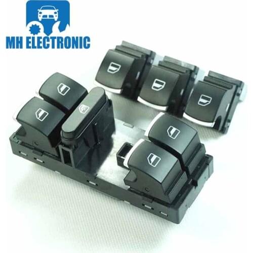 MH Electronic Electric Master Power Window Switch Button For VW Golf MK5 6 Jetta MK5 Passat B6 Tiguan 5ND 959 857 5ND 959 855