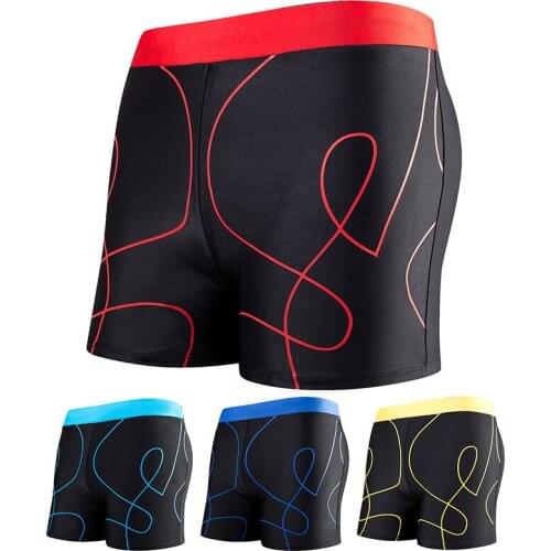 Adult Swimming Trunks Mens Boxer Sports Shorts Beach Shorts Loose-Fit Quick-Dry Swimwear