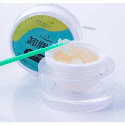 Professional Eyelash Glue Remover 15g Fruit Flavour Remover Cream for Eyelash Extensions Fragrancy Smell Remover Makeup Tools