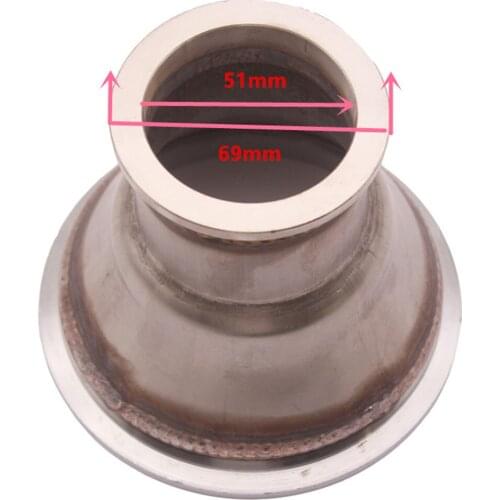 4" To 2" V-band Adapter Flange Turbo Exhaust Downpipe Manifold , TU-CGQ806