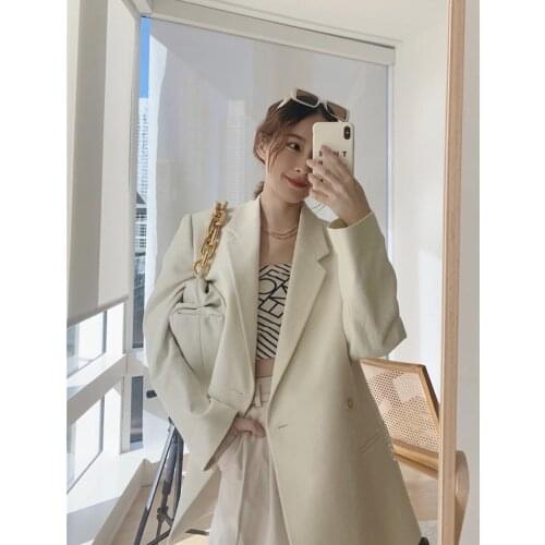 Женские двубортные пиджаки VNXIFM China At AliExpress