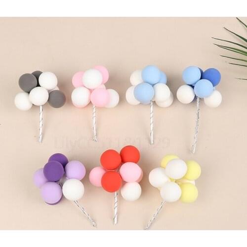 1pcs Colorful Balloon Cake Topper Perfume Bottle Decor DIY Decor Accessories