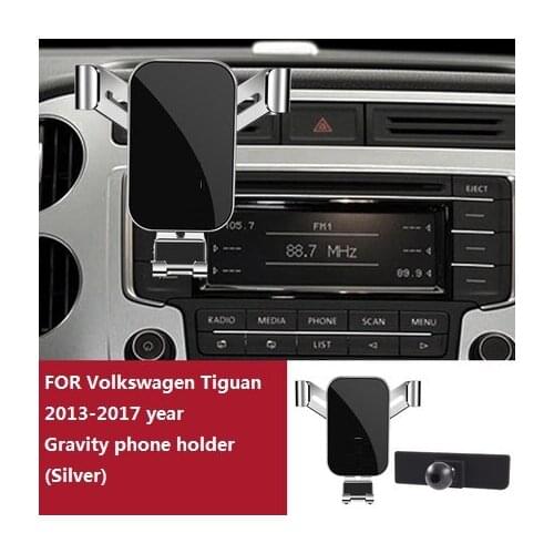 Mobile Phone Holder For Volkswagen Magotan Tiguan 2013 to 2021 year Air Vent Mount Bracket GPS Phone Holder Clip Stand in Car