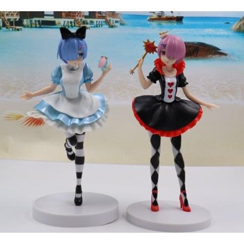 Anime figure Re:Life in a different world from zero Ram/Rem in land action figure model Toy Great Gifts 21cm