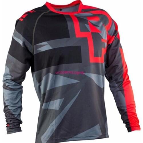 2020 FURY RACE Moto MX Mountain Bike Motocross Jersey BMX DH MTB T Shirt Clothes Long Sleeve MTB Breathable Quick Drying Jersey