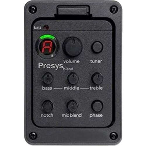 Guitar Equalizer Guitar Preamp EQ Tuner Guitar Piezo Pickup Guitar Accessories Part Volume controller with Mic Beat Board Pickup