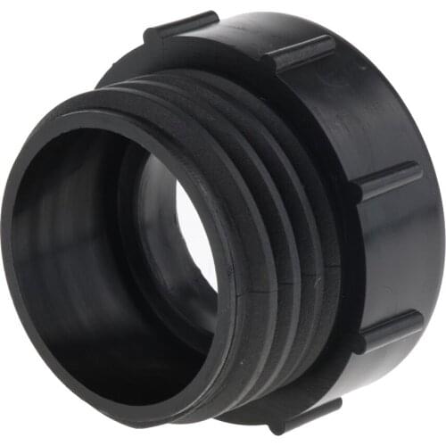 IBC Tote Tank Valve Adapter 50mm to 45mm - 2" COARSE Thread x 2" Hose