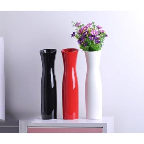 Ceramic Vase Creative White Flower Vase Modern Table Decor For Wedding Decoration married the living room decoration Accessories