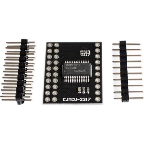 MCP23017 Serial Interface Module IIC I2C SPI MCP23S17 Bidirectional 16-Bit I/O Expander Pins 10Mhz Serial Interface Module