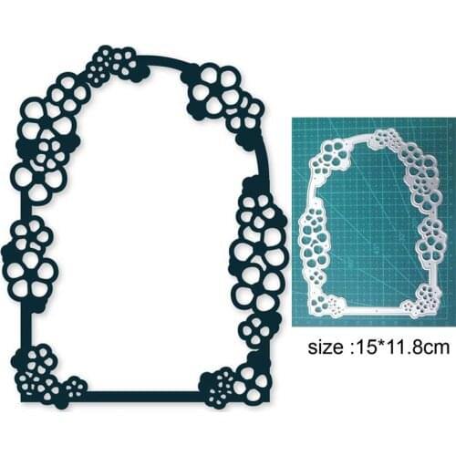Craft metal cutting dies cut die mold Flower Door Frame Decoration Scrapbook paper craft knife mould blade punch stencils dies