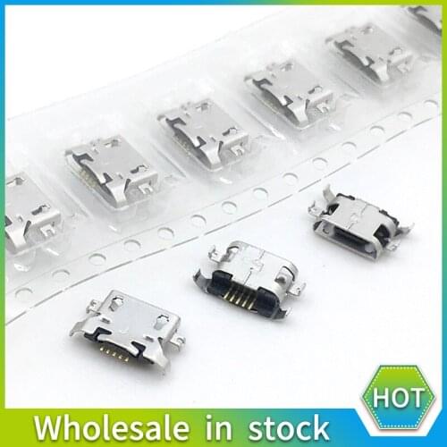 Micro USB Connector 5P usb Jack charging Socket Female For lenovo A850 S820 A800 P770 S920 A670T And Other Mobile Tabletels set