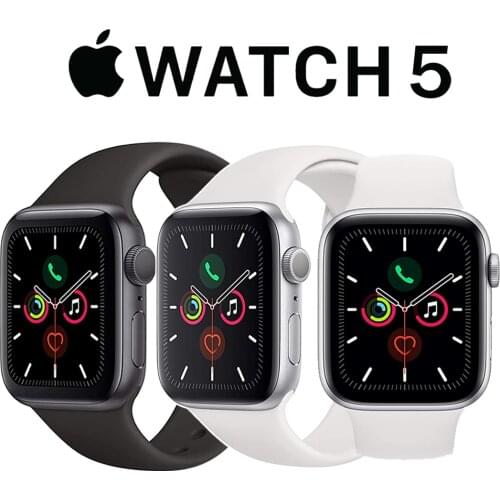 New Original Apple Watch Series 5 GPS + Cellular 40MM/44MM iWatch 5 Aluminum Case Sport Band Remote Heart Rate Smart watch