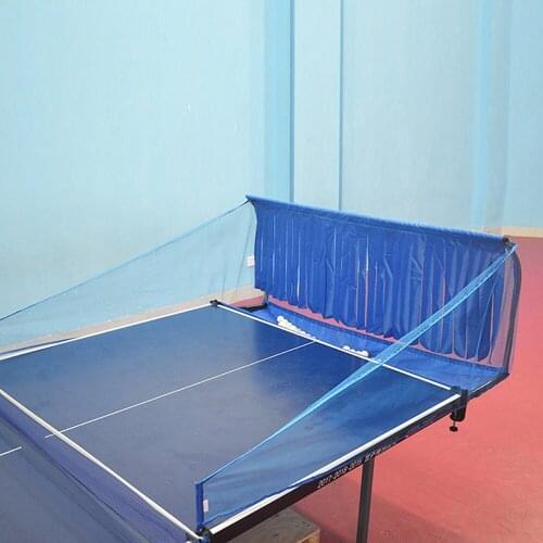 Table Tennis Ball Catch Net Multi-Ball Pingpong Practice Collection Net With Rack Portable Ping Pong Serve Training Machine