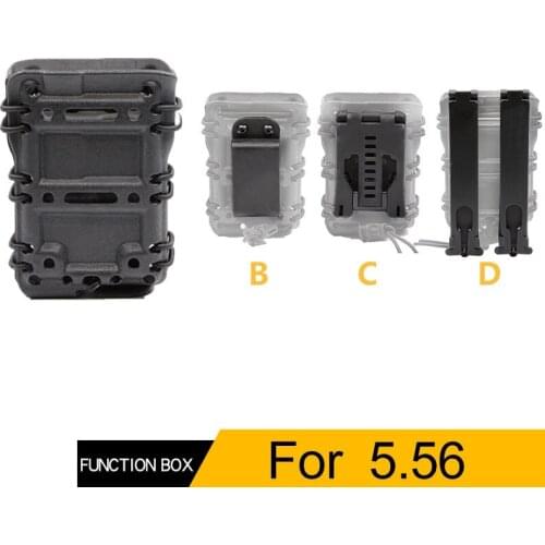 Tactical Magazine Pouch 5.56 .223 Mag Carrier with Molle/Belt Fast Attach Millitary Molle Quick Release Single Pouch Holster