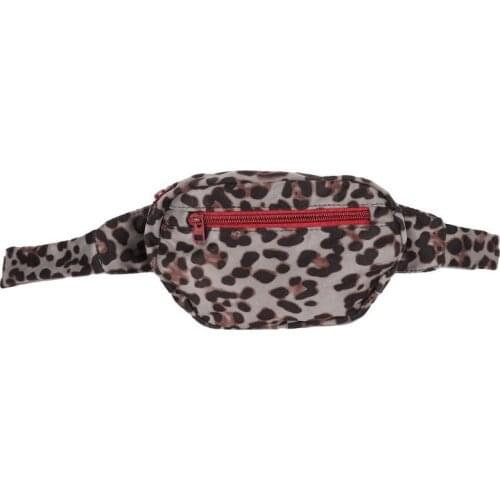 Vintage Leopard Print Crossbody Bag 2021 New Fashion Women Chest Bag Casual Canvas Waist Bags Designer Female Hip Fanny Pack