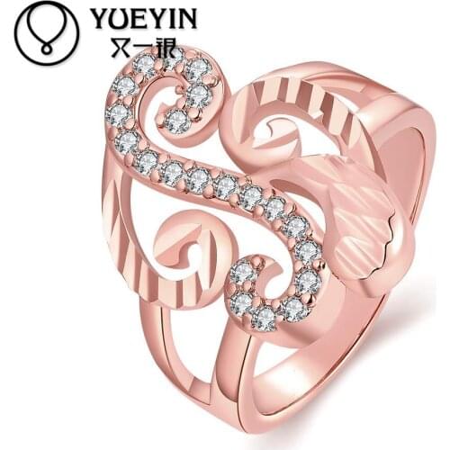 Womens gold color rings wedding jewelry wedding jewelry bague femme Vintage gift Bridal Jewelry Jewelry supplier