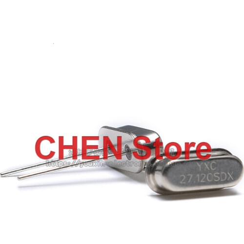 10pcs line passive crystal HC-49US 27.12MHz 20ppm 20PF X49SD2712MSD2SC