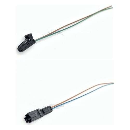 2 Pin Female Male License Plate Light Plug Connector Wire Cable For Audi A3 VW 8W0 971 832 4E0 972 575