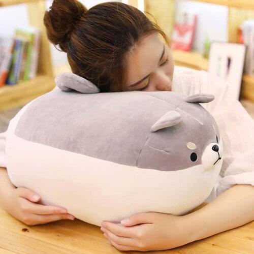 40/50cm Cute Corgi Dog Plush Toy Stuffed Soft Animal Cartoon Pillow Lovely Christmas Gift Gift For Kids Baby Kawaii Toys