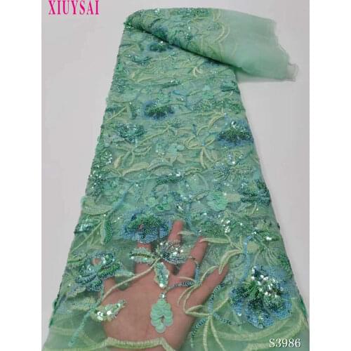 African Lace Fabric Latest Tulle Frech Mesh Lace Fabric High Quality Nigerian Lace Fabric For Party Lace Fabric