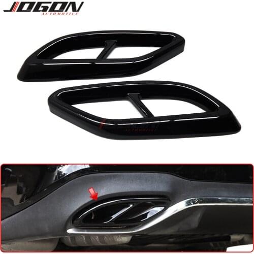 Car Accessories Exhaust Pipe Tail Cover Trim For Mercedes CLA Class C118 W118 2020+ Styling decoration Auto Stickers and decals