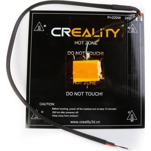 CREALITY 3D Ender-3 V2 Assembled Hotbed Bed Kit Replacement Heatbed Bed Size 235*235*3mm For Ender-3 V2 Printer