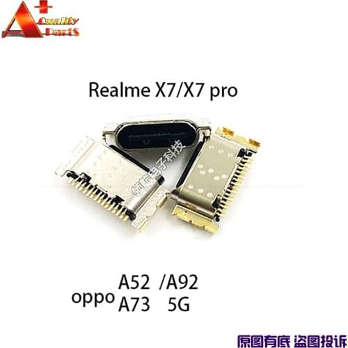 For Realme X7 X7 pro OPPO A73 5G A52 A92 USB Jack Sockect Connector Port Plug