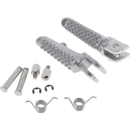 Chrome Motorcycle Front Foot Pegs For CBR1000RR 04-14 CB1000R 2008-2014