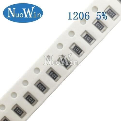 1206 5% SMD Resistor Kit 1/4W 10ohm-910Kohm 50values*50pcs=2500pcs Chip Resistors Assorted Sample Kit