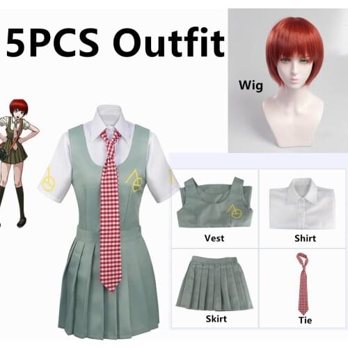 Anime Danganronpa Koizumi Mahiru Cosplay Costumes Japanese Uniform Sailor Suit Women Dress Girls Clothing