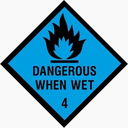 LLY-1164 Lnterest DANGEROUS WHEN WET Modeling Car Sticker PVC Personality Motorcycle Auto Parts Waterproof Sunscreen Decal Decor