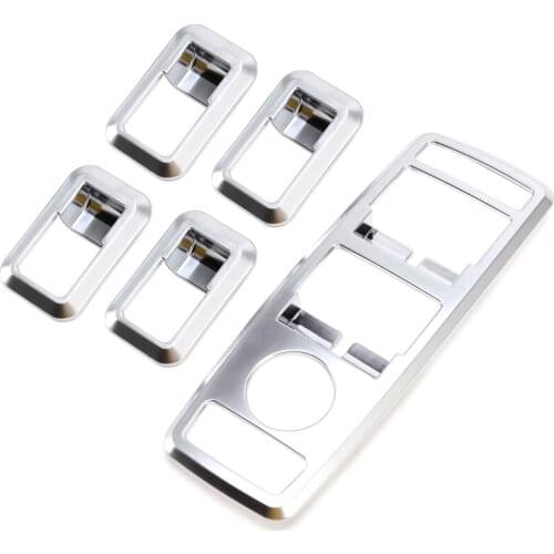 Matt Chrome Door Window Switch Panel Cover Car Stylings Trim For Mercedes C Glk Class W176 W246 W204 W212 W218 X204