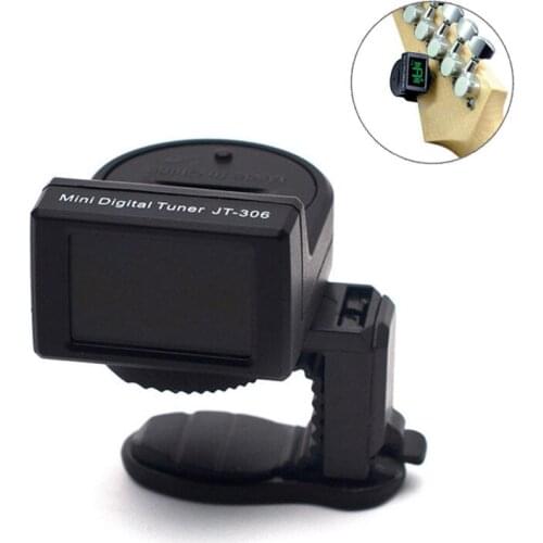 Mini Portable Guitar Tuner Digital LCD Clip Tuner Electric Acoustic Classic Guitar Bass Ukulele High Sensitive Guitar Accessory
