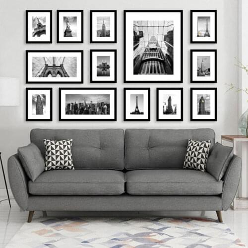 Modular Pictures Paris Art Canvas Tower Painting 13 Panel Paintings On The Wall Cuadros Decoracion Kids Poster HD Print