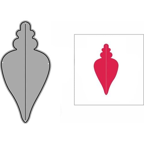 New DIY Cone Pendant Craft Embossing Mold 2021 Metal Cutting Dies for Card Making Album and Scrapbooking Decorative No Stamps