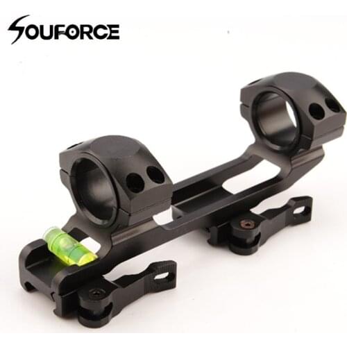 New Scope Ring Mount Diameter 30mm with Spirit Bubble Level fit Picatinny Weaver Rail for Hunting accessories