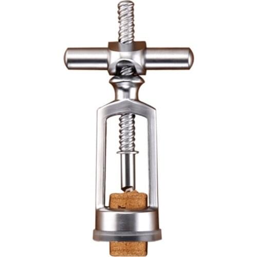 Wine Bottle Opener Effortless Manual Bottle Stopper Corkscrew Driller Remover for Kitchen Home Bar GQ