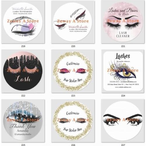 Custom logo design modern logo sticker business logo lash extensions elegant logo, Makeup artist logo, eyelashes, Your text here