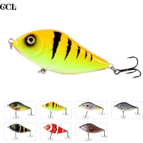 CCLTBA Slider Jerkbait 10cm 45g Jerk Bait Sinking Hard Plastic Fishing Lures Bass Pike Musky Wobbler Bait Fishing Tackle
