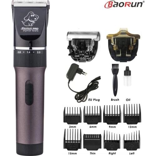 Professional Rechargeable Cat Dog Hair Trimmer P6 High Quality Pet Clipper Animals Hair Shaver Electric Grooming Haircut Machine