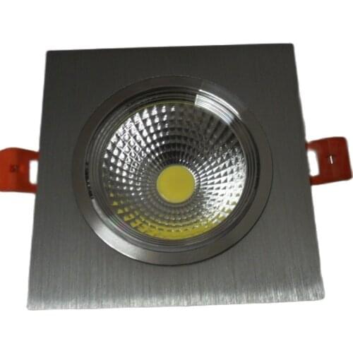 1pcs Bright Recessed White Led Downlight Cob 5w7w corlor Spot Light Decoration Ceiling Lamp Ac 110v 220v