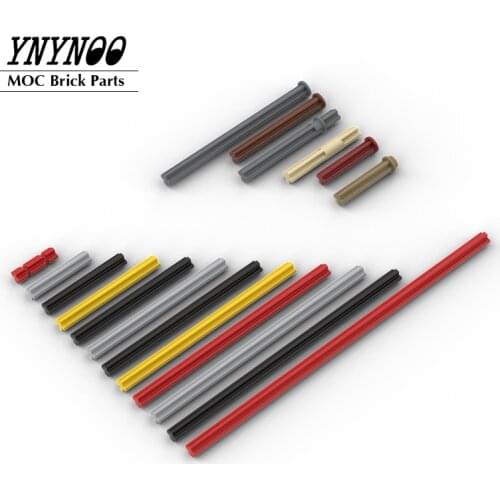 5-100Pcs Techncial Axles 32062 4519 3706 32073 3706 44294 3707 60485 3708 50451 50450 MOC Building Blocks Parts Bricks DIY Toys