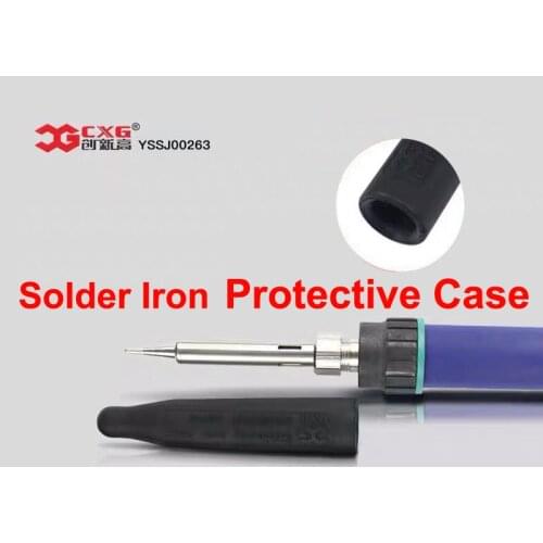 CXG heat proof universal solder iron heat insulation protect cover Prevent soldering iron protective case for all solder