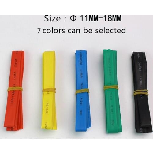 5M dia11/12/13/14/15/16/18mm shrinkable tube 2:1 Heat Shrink Sleeving Heatshrink Tubing Heat Shrinkable Tube