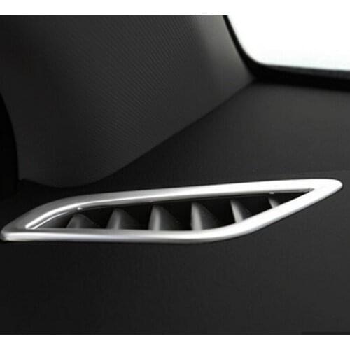 Car ABS Interior Air Conditioning Vent Outlet Frame Cover Trim For LHD Elantra avante 2016