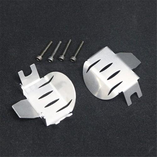 Stainless Steel Axle Guard Plate Protective Axle Board for Axial 1/10 RBX10 Ryft RC Car Modification Kits