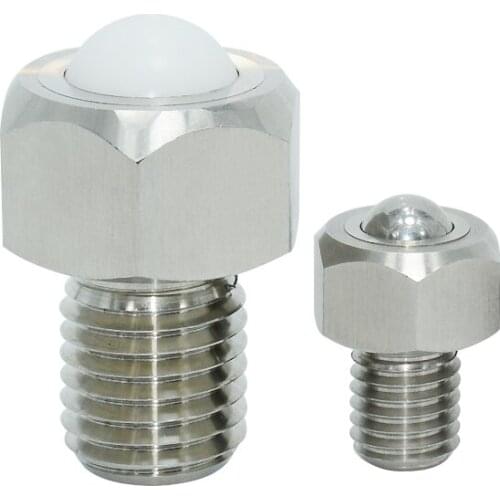 Ball roller stud type hexagon head universal wheel M5 M6 M8 M10 M12 M16 M20